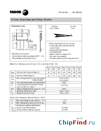 Datasheet FBI15A manufacturer Fagor